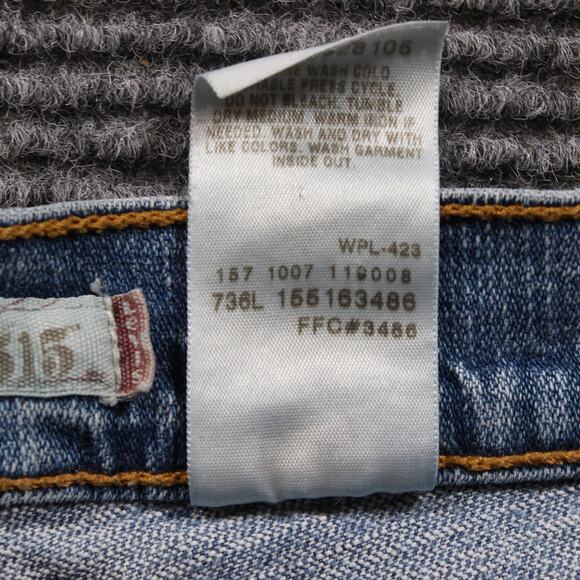 Levi's 515 Bootcut Jeans Women's 8L Light Wash Stretch - Picture 8 of 8